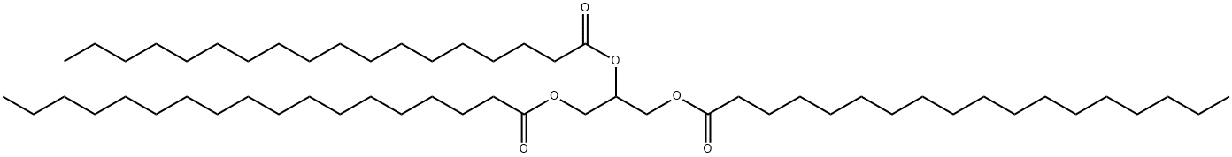 三硬脂酸甘油酯,555-43-1,结构式