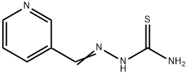 PYRIDINE-3-CARBOXALDEHYDE THIOSEMICARBAZONE Struktur
