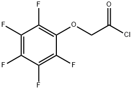 2,3,4,5,6-五氟苯氧基乙酰基氯,55502-53-9,结构式