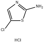 2-氨基-5-氯噻唑盐酸盐 结构式