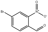4-溴-2-硝基苯甲醛, 5551-12-2, 结构式