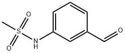 3-甲磺酰胺基苯甲醛, 55512-05-5, 结构式