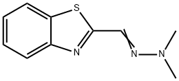 2-Benzothiazolecarboxaldehyde,dimethylhydrazone(9CI) Struktur