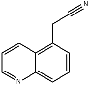 2-(quinolin-5-yl)acetonitrile Structure