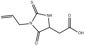 (1-ALLYL-5-OXO-2-THIOXO-IMIDAZOLIDIN-4-YL)-ACETIC ACID Structure