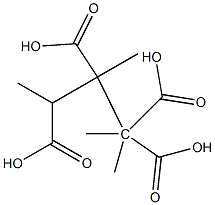 1,1,2,3-プロパンテトラカルボン酸テトラメチル 化学構造式