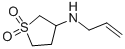 N-アリルテトラヒドロ-3-チオフェナミン1,1-ジオキシド塩酸塩 化学構造式