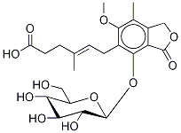Mycophenolic Acid Phenolic b-D-Glucoside Struktur