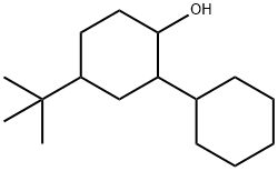 5-tert-ブチル-1,1'-ビシクロヘキサン-2-オール 化学構造式