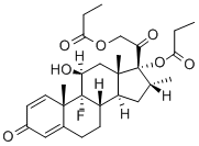 Dexamethasone dipropionate Struktur