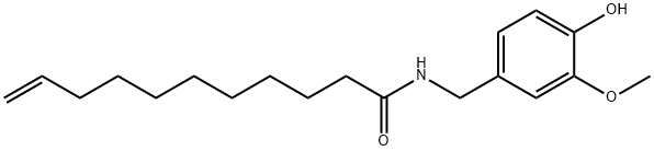 N-VANILLYL-10-UNDECENYLAMIDE Struktur