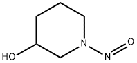 1-ニトロソピペリジン-3-オール 化学構造式