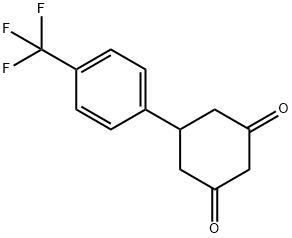 5-(4-三氟甲基苯基)环己烷-1,3-二酮, 55579-69-6, 结构式
