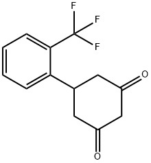 5-(2-三氟甲基苯基)环己烷-1,3-二酮, 55579-73-2, 结构式