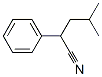 Valeronitrile, 4-methyl-2-phenyl-, Struktur