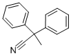 2,2-ジフェニルプロピオニトリル 化学構造式