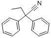 2,2-diphenylbutyronitrile Structure
