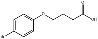 4-(4-ブロモフェノキシ)ブタン酸 化学構造式