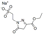 2-(3-Ethoxycarbonyl-5-oxo-2-pyrazolin-1-yl)ethanesulfonic acid sodium salt Structure
