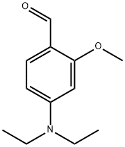 4-(ジエチルアミノ)-2-メトキシベンズアルデヒド 化学構造式