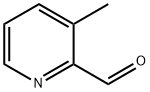 3-メチル-2-ピリジンカルボキシアルデヒド 化学構造式