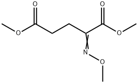2-(メトキシイミノ)ペンタン二酸ジメチル 化学構造式
