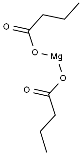 ジブタン酸マグネシウム 化学構造式