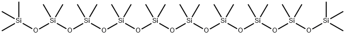 ドコサメチルノナデカンデカシロキサン 化学構造式