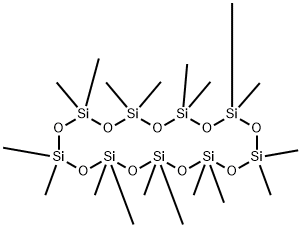 オクタデカメチルシクロオクタデカンノナシロキサン 化学構造式