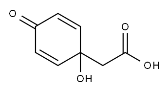 quinolacetic acid 化学構造式