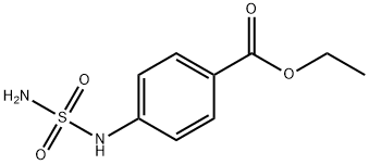 Benzoic acid, 4-[(aminosulfonyl)amino]-, ethyl ester (9CI) Struktur
