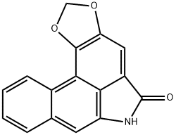 马兜铃内酰胺II, 55610-00-9, 结构式