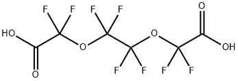 パーフルオロ-3,6-ジオキサオクタン-1,8-ニ酸 化学構造式
