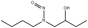 1-(ブチルニトロソアミノ)-2-ブタノール 化学構造式