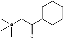 1-シクロヘキシル-2-(トリメチルシリル)エタノン 化学構造式