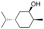 (1R)-2β-メチル-5α-(1-メチルエチル)シクロヘキサン-1β-オール 化学構造式