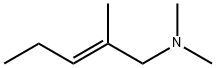 (E)-N,N,2-Trimethyl-2-penten-1-amine Struktur
