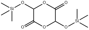 3,6-ビス[(トリメチルシリル)オキシ]-1,4-ジオキサン-2,5-ジオン 化学構造式
