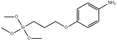 4-[3-(トリメトキシシリル)プロポキシ]ベンゼンアミン 化学構造式
