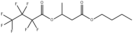 Heptafluorobutyric acid 3-butoxy-1-methyl-3-oxopropyl ester|