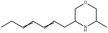 3-(2,4-Heptadienyl)-5-methylmorpholine Structure