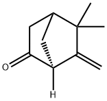 (1S,4S)-5,5-ジメチル-6-メチレンビシクロ[2.2.1]ヘプタン-2-オン 化学構造式