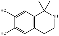 1,1-Dimethyl-1,2,3,4-tetrahydroisoquinoline-6,7-diol Structure