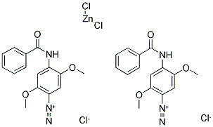 アゾイックジアゾコンポーネント24 (ソルト) 化学構造式