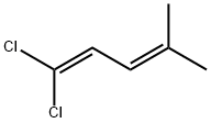 1,1-ジクロロ-4-メチル-1,3-ペンタジエン 化学構造式