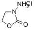 3-氨基恶唑烷-2-酮盐酸盐, 5567-67-9, 结构式
