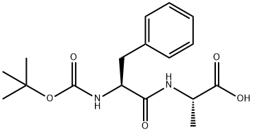 BOC-苯丙氨酰-丙氨酸,55677-48-0,结构式
