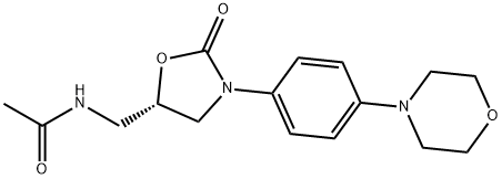 N-[[(5S)-3-[4-(4-Morpholinyl)phenyl]-2-oxo-5-oxazolidinyl]Methyl]acetaMide Structure