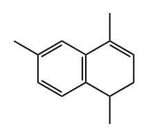 1,4,6-trimethyl-1,2-dihydronaphthalene Structure