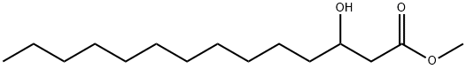 3-Hydroxy Myristic Acid Methyl Ester Structure